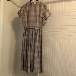 Custom plaid dress